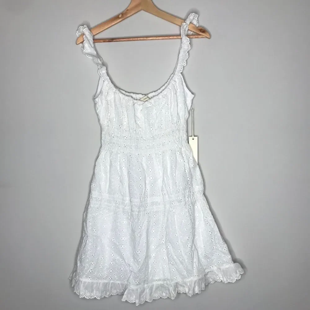 ▪️Capulet x Anthro▪️NWT Eloise Eyelet Mini Dress - Picture 3 of 12